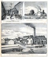 A. Mayer Lager Beer Brewery, Delmonico Saloon, Julius Blumenberg, C. A. Imbery, Terre Haute, Vigo County 1874